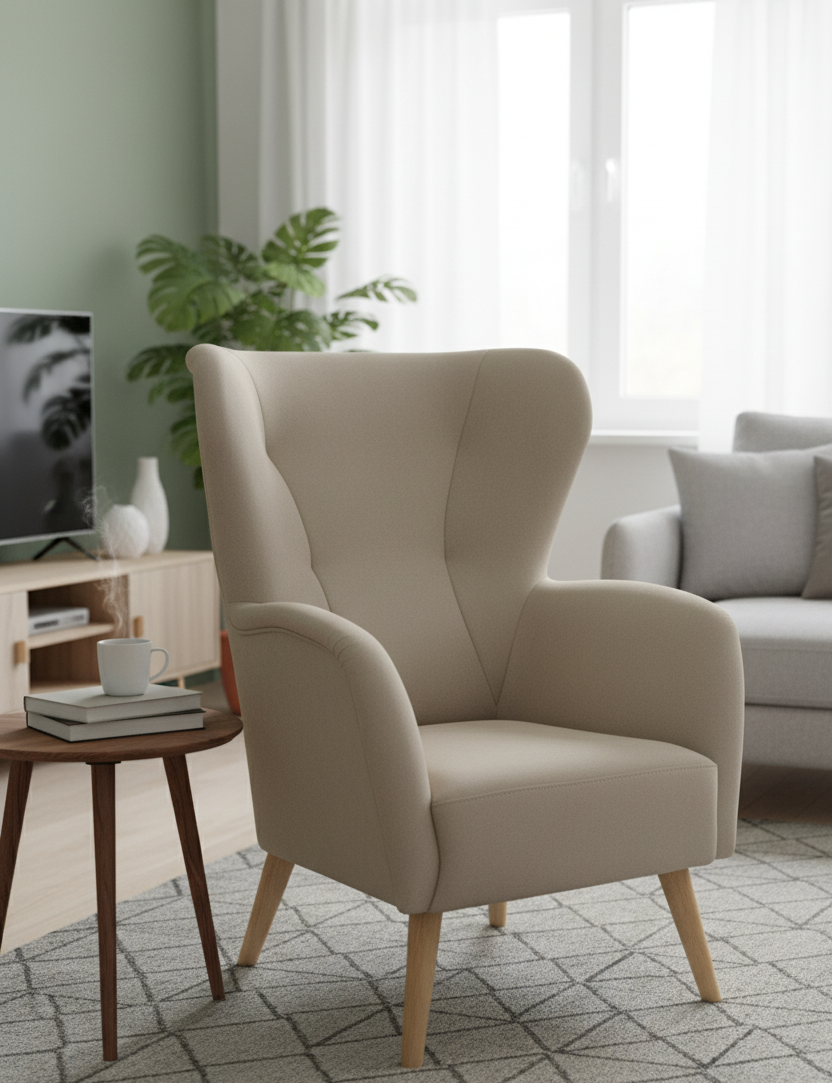 Funkcjonalność i styl - fotel MONZA w stylu skandynawskim