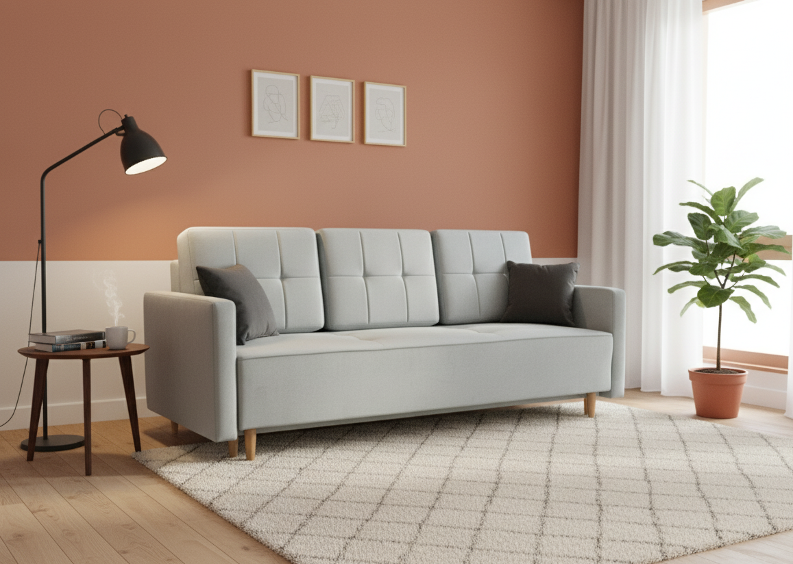 Nowoczesna kanapa w stylu skandynawskim ASTORIA