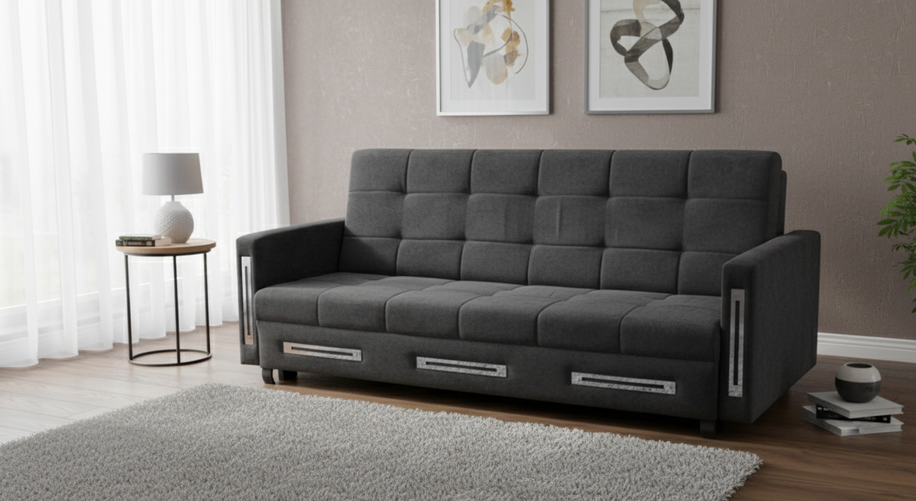 Pikowana kanapa 3 osobowa INTER