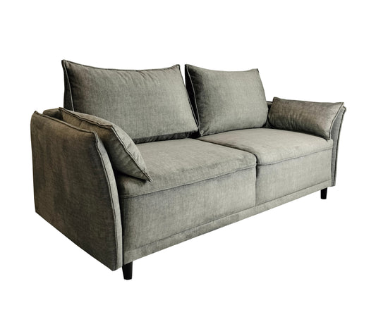 Elegancka kanapa JUNO z pojemnikiem na pościel z boku