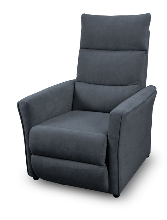 Rozkładany fotel z funkcją relaksu CAMI elektryk grafit