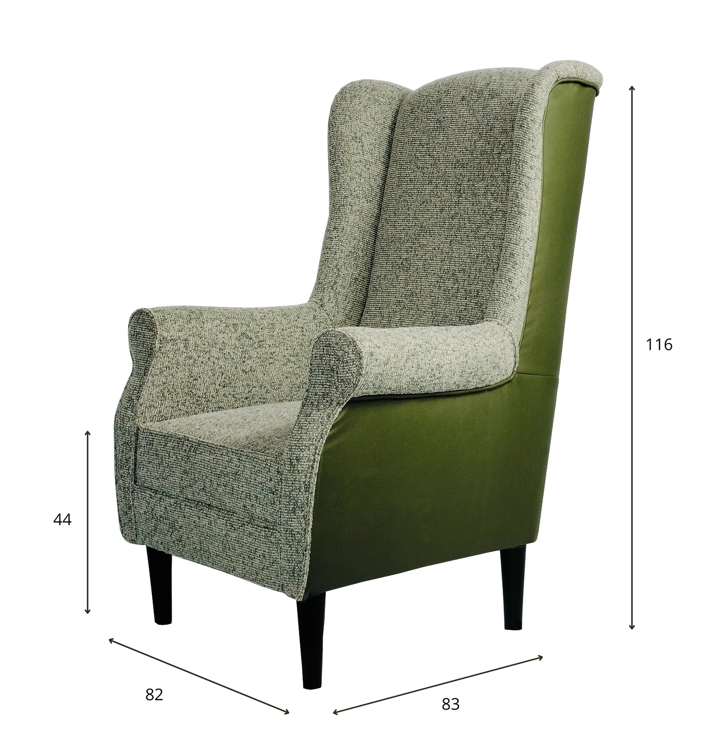 Fotel uszak w nowoczesnym wydaniu WINSDOR