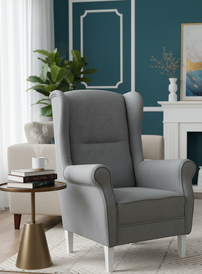 CHELSEA - wygodny fotel uszak do salonu