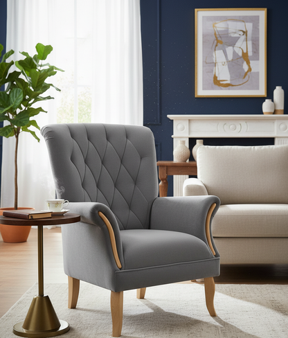 Fotel glamour w kolorze butelkowej zieleni GUSTO