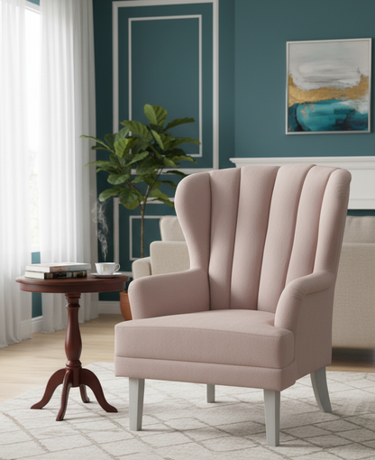 Fotel LIRA połączenie uszaka ze stylem glamour