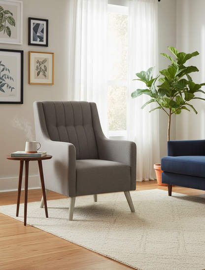 Fotel MONDO - tradycyjny fotel do salonu z przeszyciami