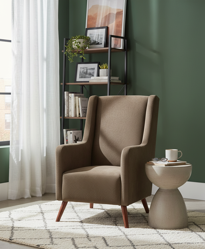 Fotel tradycyjny w stylu skandynawskim SELMA