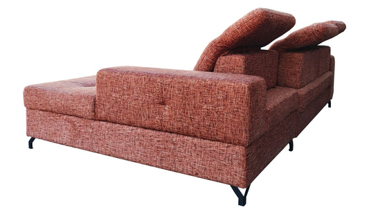  Narożnik z regulowanymi zagłówkami i oparciem ATLAS ruchome oparcie