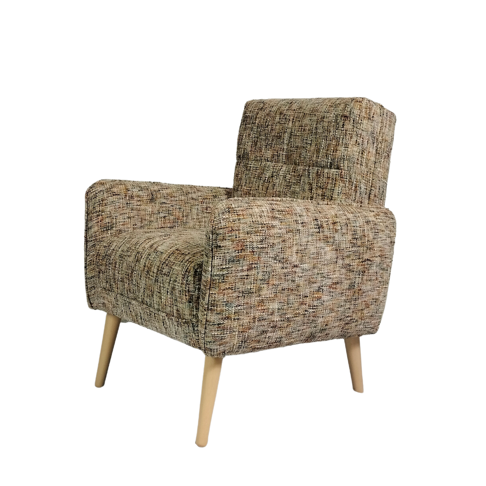 Designerski fotel FIKA skandynawskim wydaniu od prawej