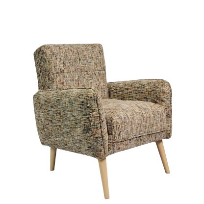 Designerski fotel FIKA skandynawskim wydaniu od lewej