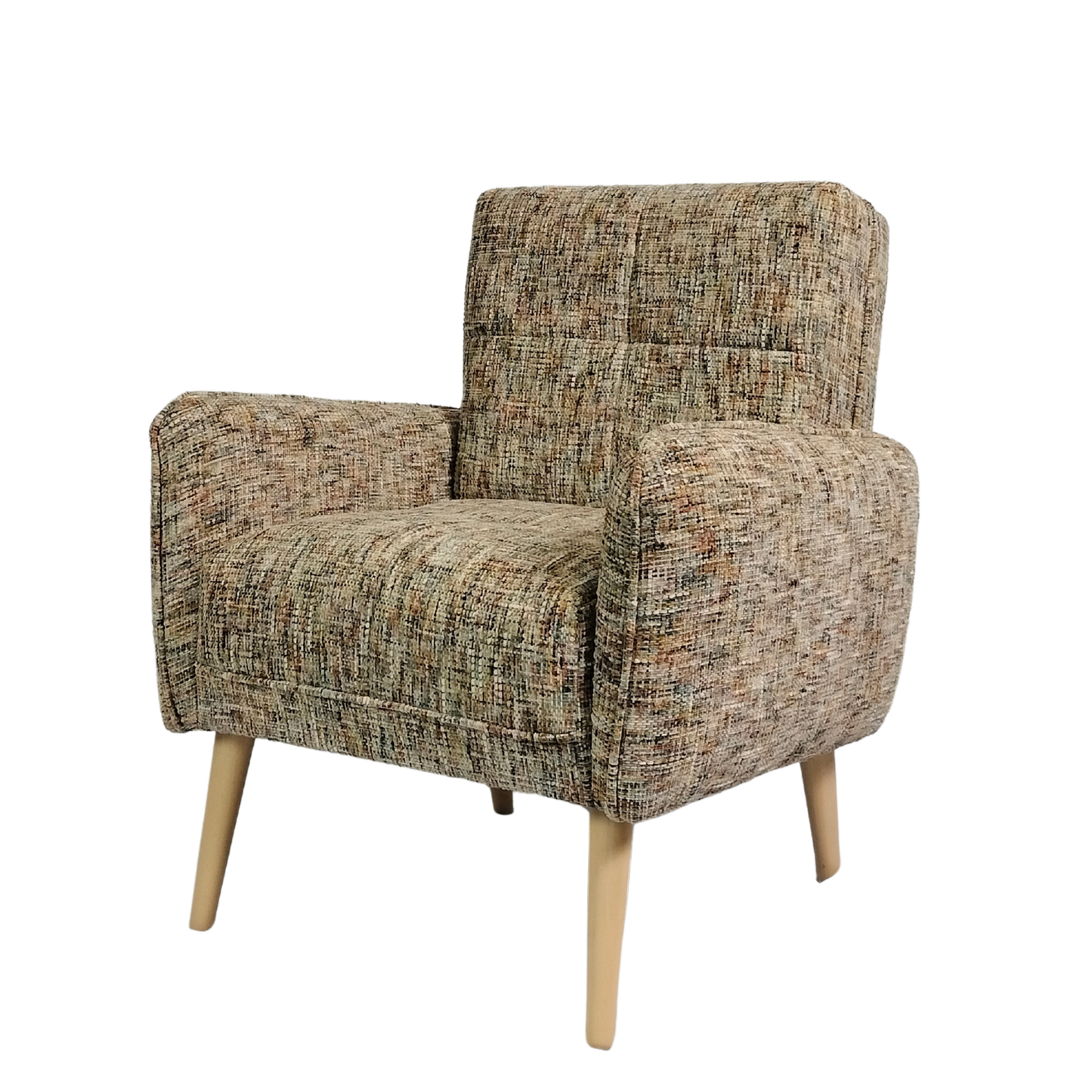 Designerski fotel FIKA skandynawskim wydaniu od boku