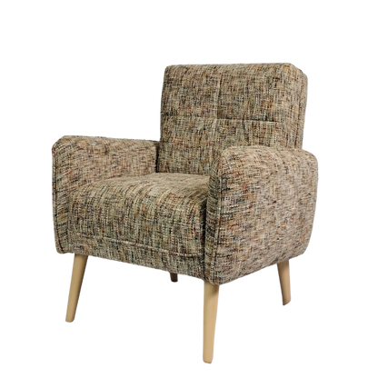 Designerski fotel FIKA skandynawskim wydaniu od boku