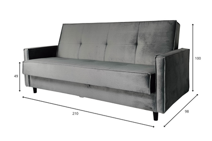 Zestaw wypoczynkowy z dwoma fotelami NERO