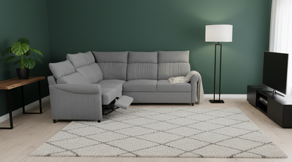 Narożnik z funkcją relaksu i regulowanymi zagłówkami BIZZERTI manual