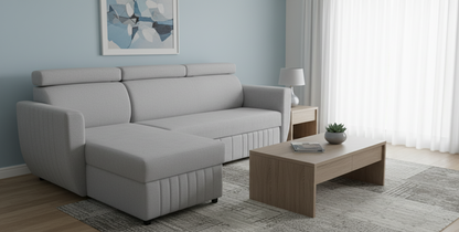 Narożnik o klasycznym designie w skandynawskim stylu VIOLA