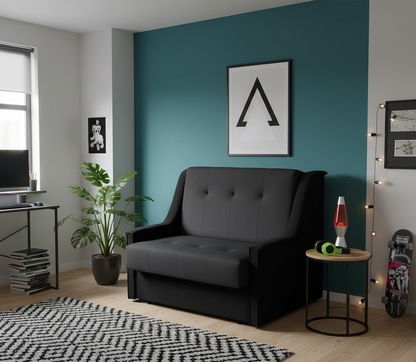 Klasyczna rozkładana sofa DORA mini 120cm