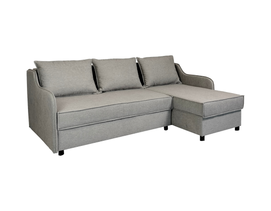 VIGO - mały narożnik rozkładany z wąskimi boczkami