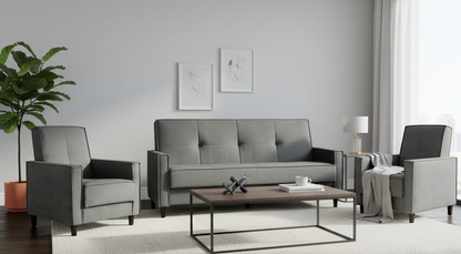 Zestaw wypoczynkowy z dwoma fotelami NERO