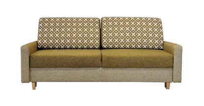 Nowoczesna kanapa RIMINI z funkcją spania - obalane oparcie od przodu