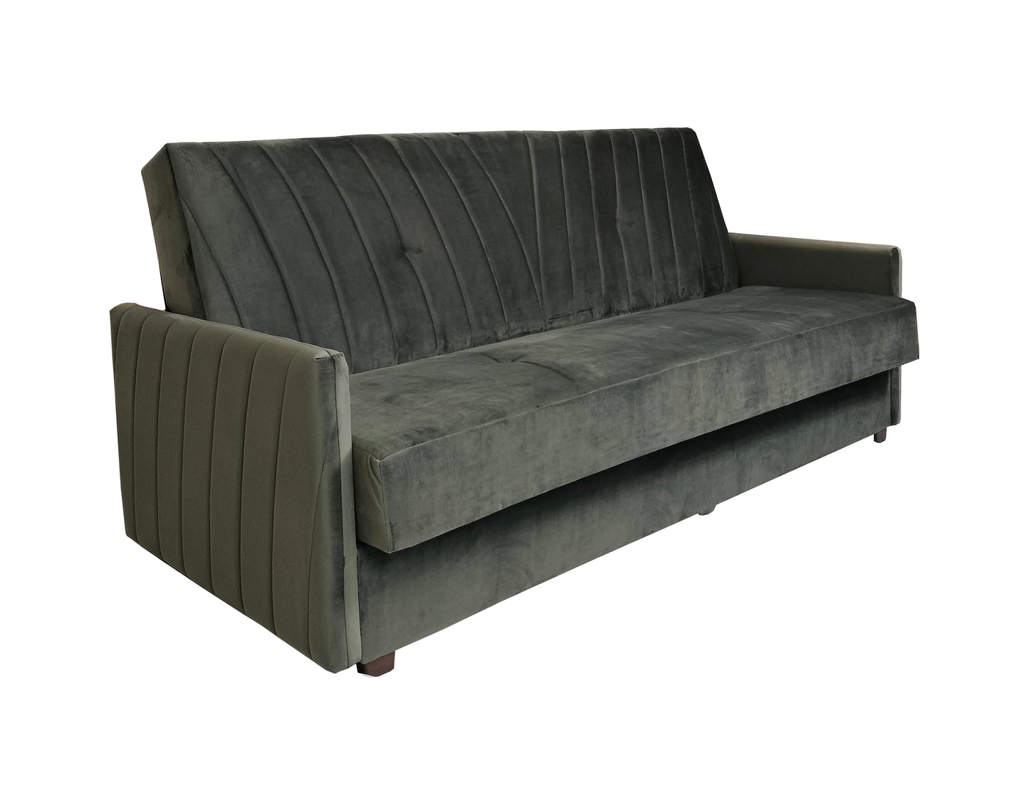 Rozkładana kanapa CUBO z nowoczesnym wzorem od lewej