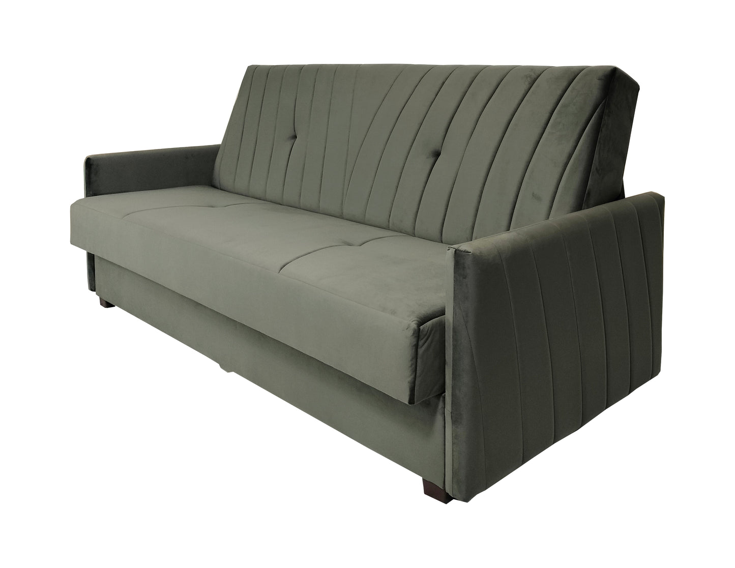 Rozkładana kanapa CUBO z nowoczesnym wzorem od prawej