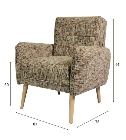 Designerski fotel FIKA skandynawskim wydaniu wymiary