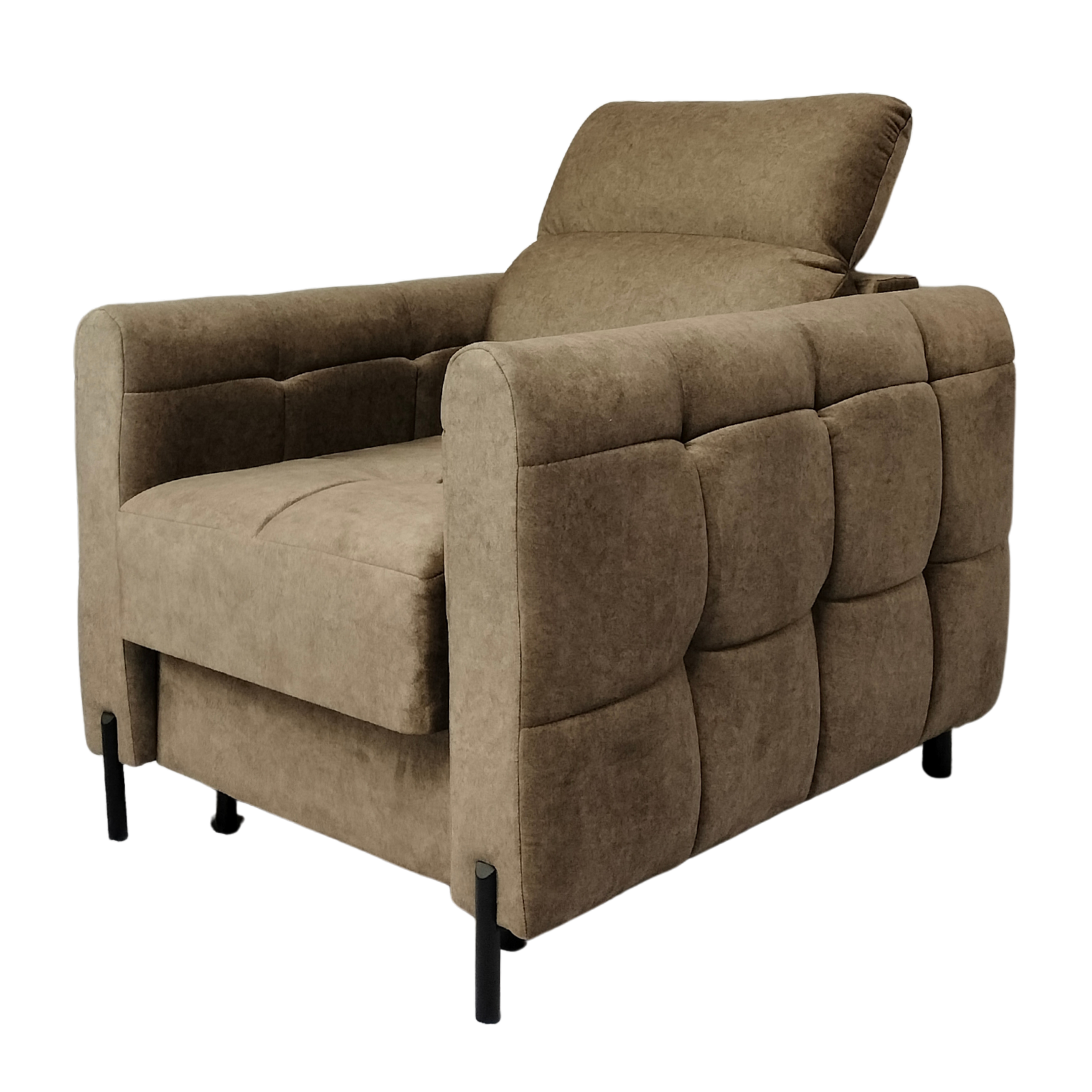 Nowoczesny fotel ze schowkiem BERGEN