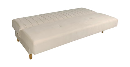 Kanapa w skandynawskim stylu MADISON bez boczków rozłożona