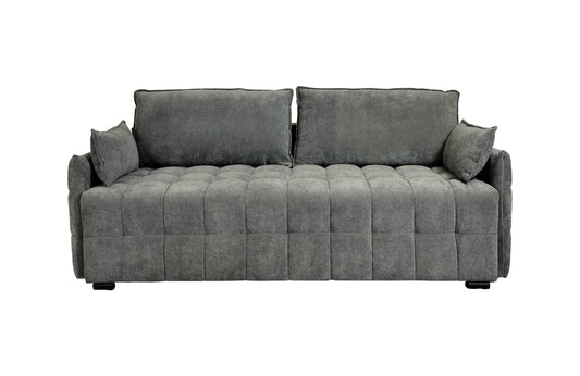 ORION - rozkładana kanapa z modnymi przeszyciami od przodu