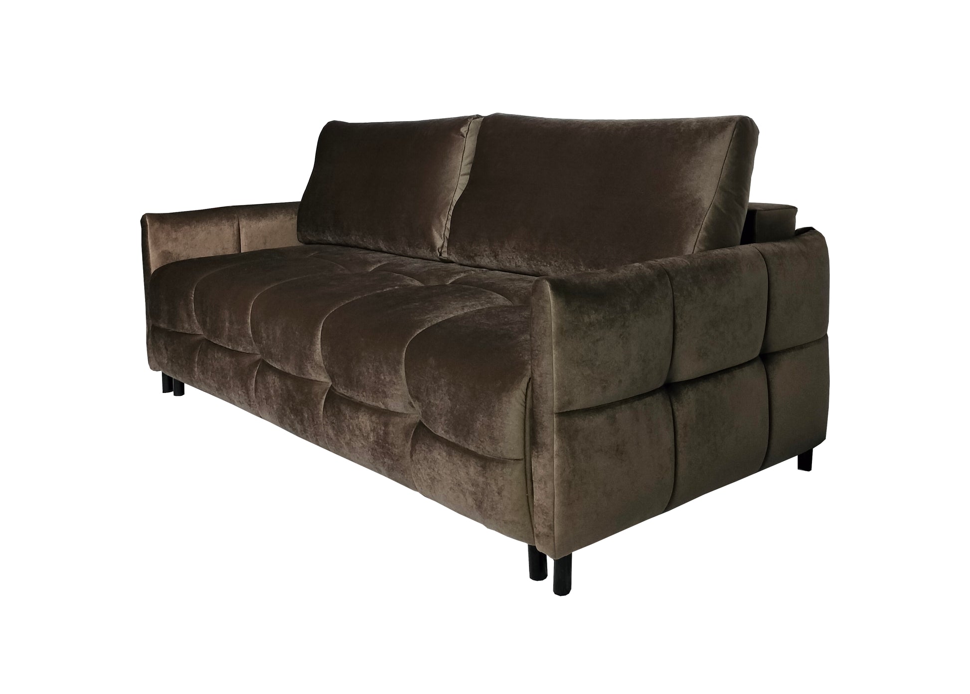 Modna kanapa DELTA z funkcją spania z prawej