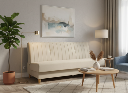 Kanapa w skandynawskim stylu MADISON bez boczków