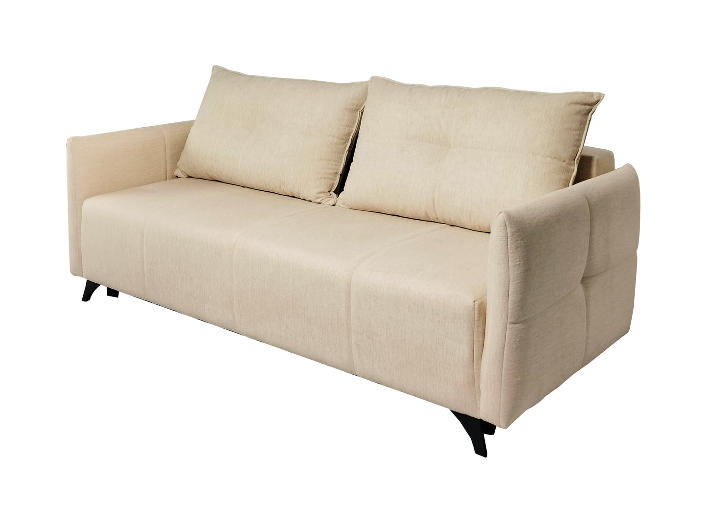 Modna kanapa ASHTON z dużą powierzchnią spania prawy bok