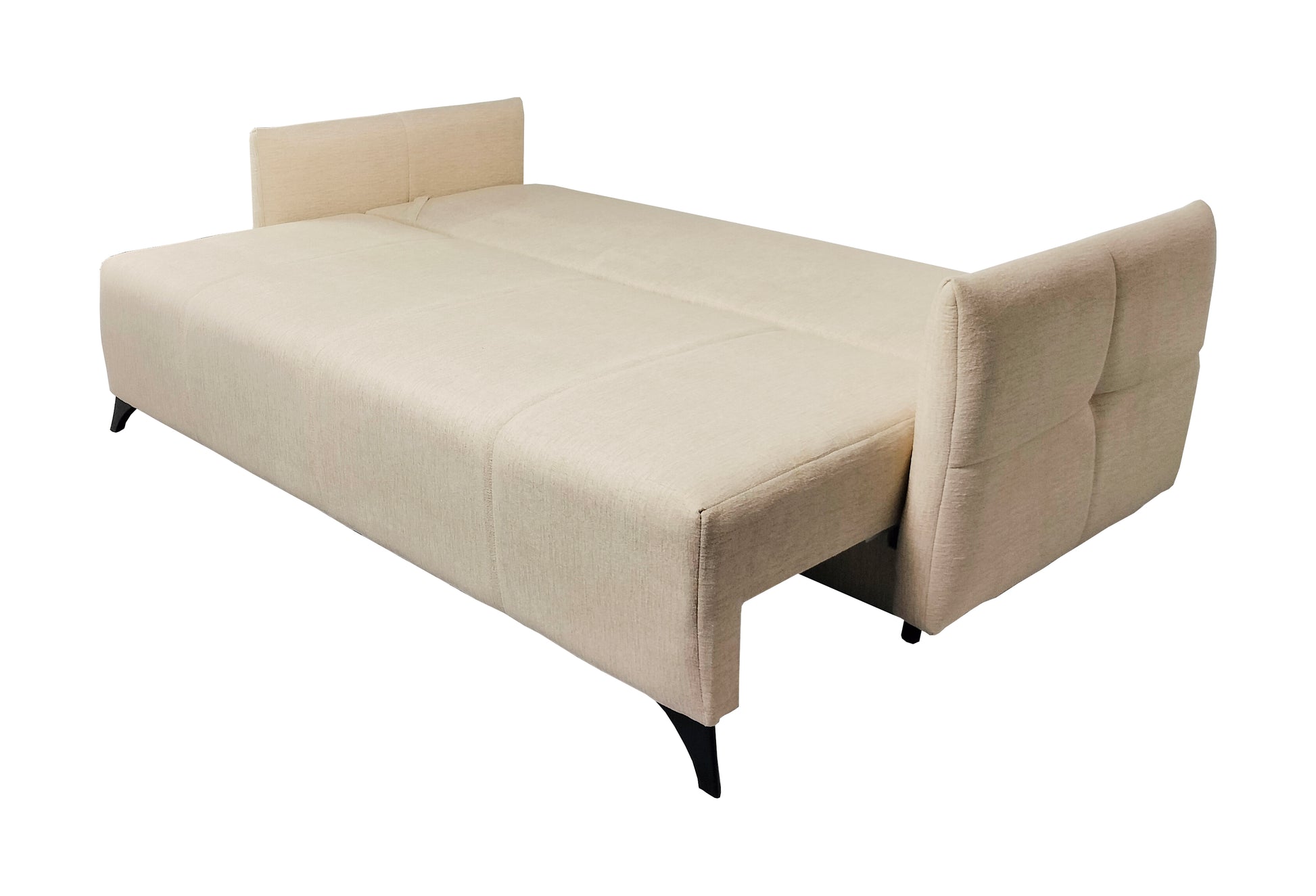 Modna kanapa ASHTON z dużą powierzchnią spania rozłożony