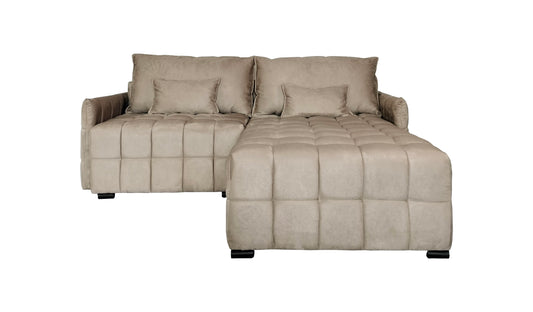 Nowoczesny narożnik YUKON z przeszyciami od przodu