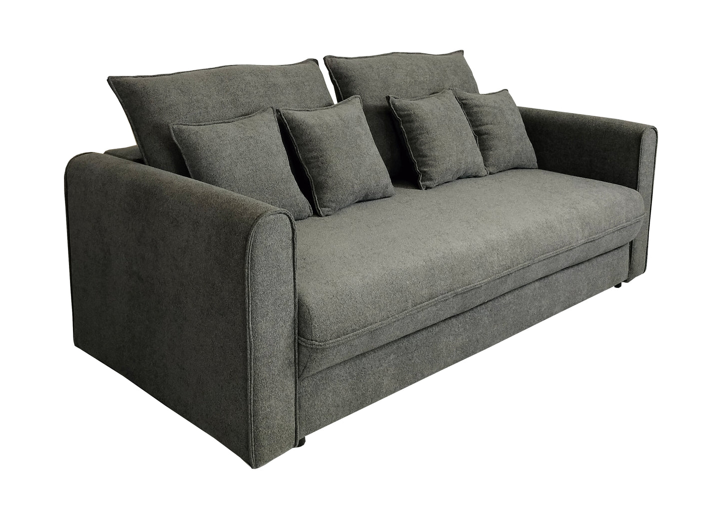 Rozkładana kanapa SAGA z dużą powierzchnią spania z boku