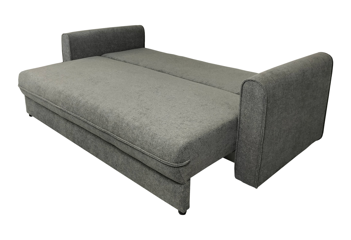 Rozkładana kanapa SAGA z dużą powierzchnią spania  rozłożona