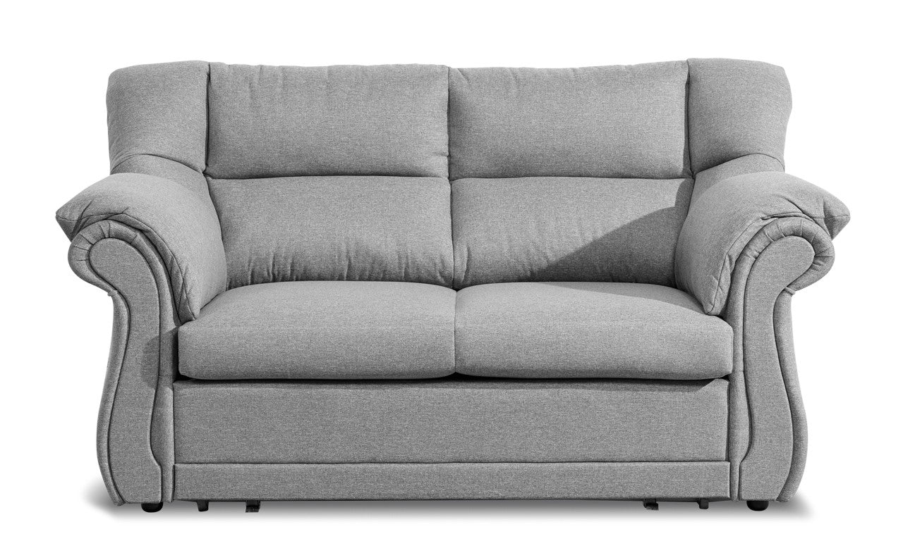 Komfortowa i wygodna sofa w klasycznym stylu BRAGA  szary