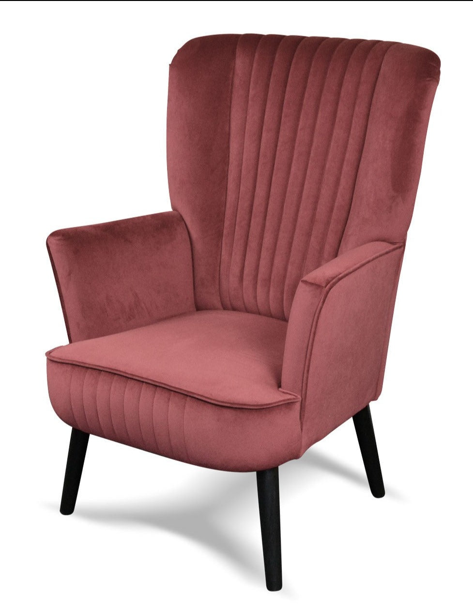 fotel Dave różowy