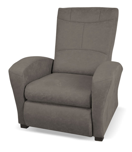 Rozkładany fotel z funkcją relaksu LYON manual brąz