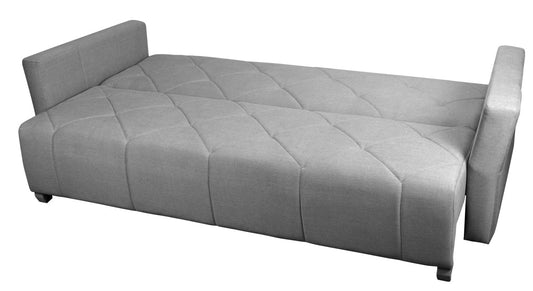 Pikowana wersalka 3 osobowa LARGO rozłożona