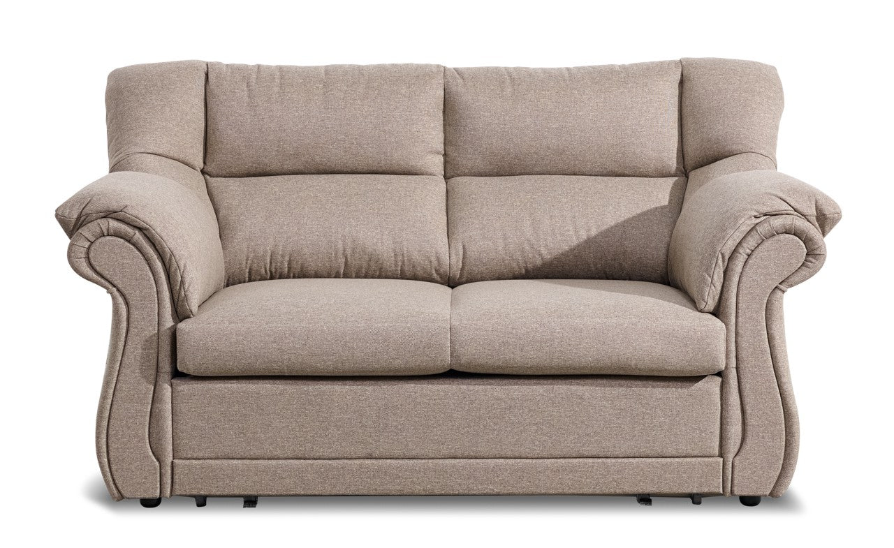 Komfortowa i wygodna sofa w klasycznym stylu BRAGA  beżowa