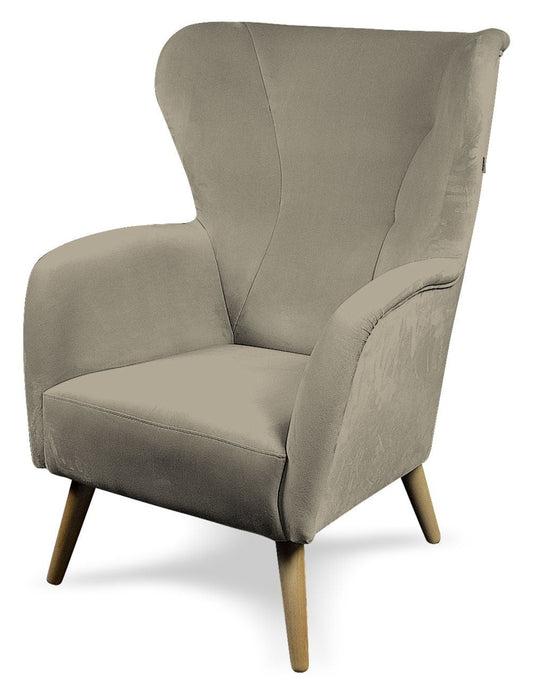 Funkcjonalność i styl - fotel MONZA w stylu skandynawskim beż