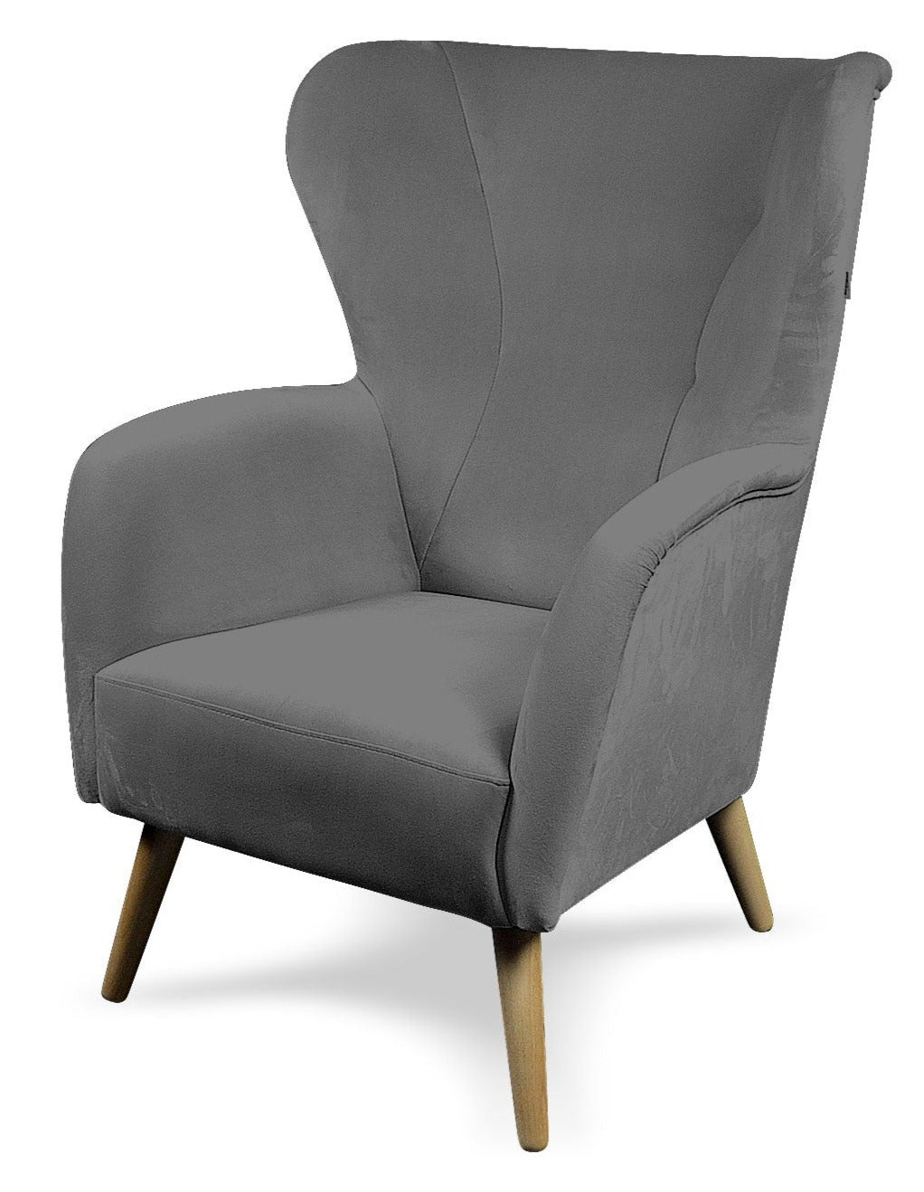 Funkcjonalność i styl - fotel MONZA w stylu skandynawskim szary