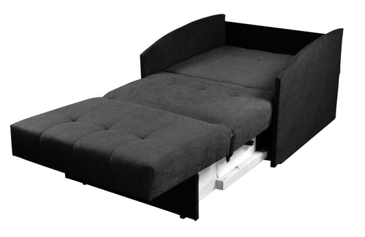 Klasyczna rozkładana sofa DORA mini 120 rozłożona