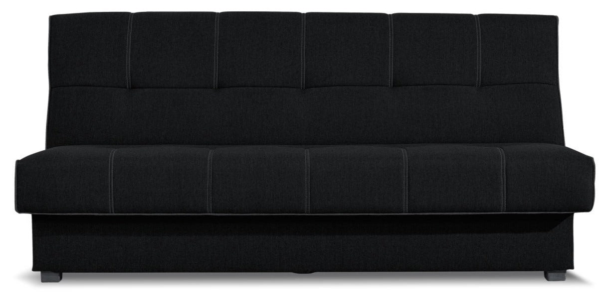 Kanapa nowoczesna 3 osobowa z funkcją spania ORIGI czarna