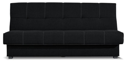 Kanapa nowoczesna 3 osobowa z funkcją spania ORIGI czarna