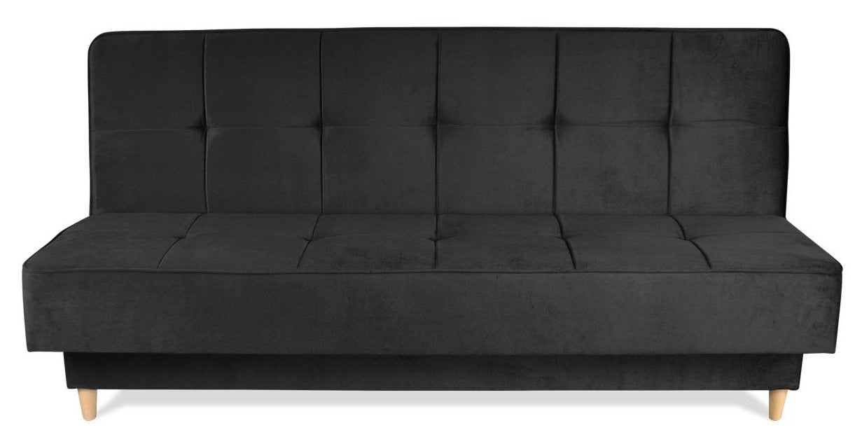 Turkusowa kanapa z funkcją spania WENUS grafit